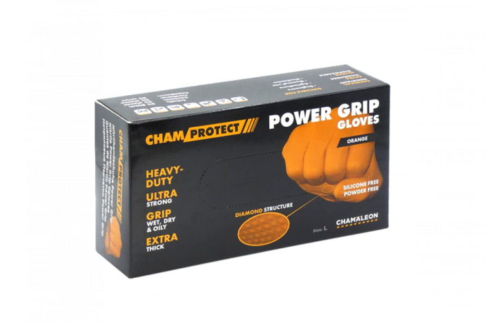 Nitrilové rukavice power grip Chamäleon