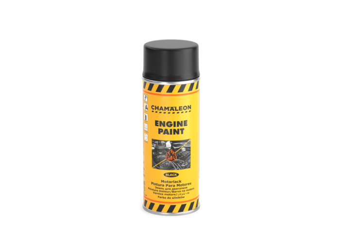 Barva na motory černá matná Chamäleon 400 ml (Tepelně odolná 300°C)