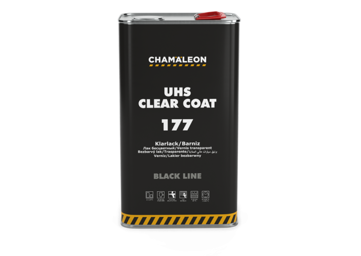 Bezbarvý lak UHS 177 5L – Prémiový lak odolný proti poškrábání Chamäleon