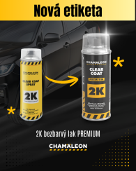 2K bezbarvý lak PREMIUM sprej Chamäleon