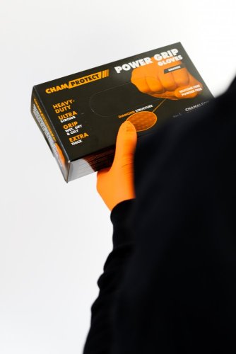 Nitrilové rukavice power grip Chamäleon