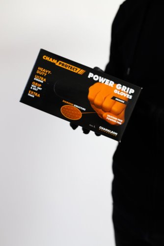 Nitrilové rukavice power grip Chamäleon