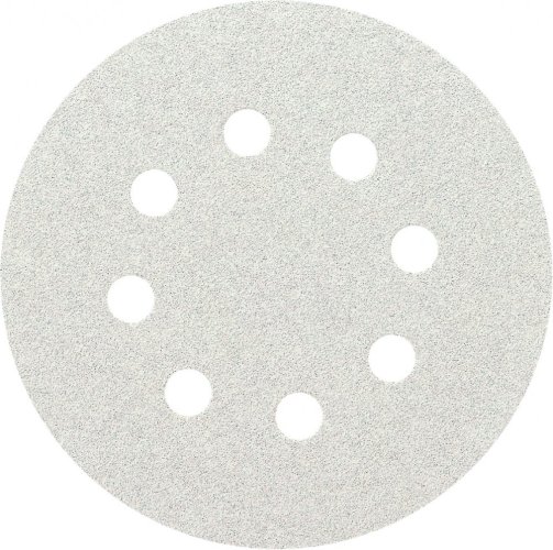 Brusný disk VELCRO 510 Bílá řada průměr 125 mm - Zrnitost: P600, Děrování: 8
