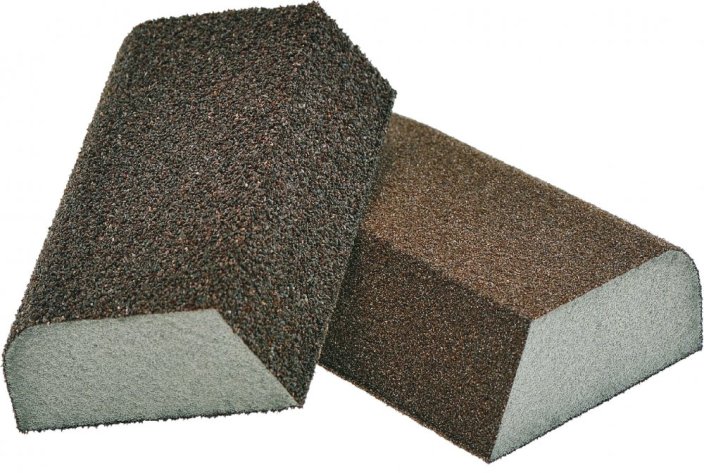 920 Brusná houba 4 x 4 Combi - Zrnitost: střední, Rozměr: 100 x 70 x 25