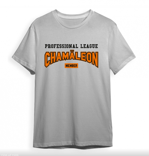 CHAMÄLEON tričko PROFFESIONAL LEAGUE šedé - Velikost: 3XL