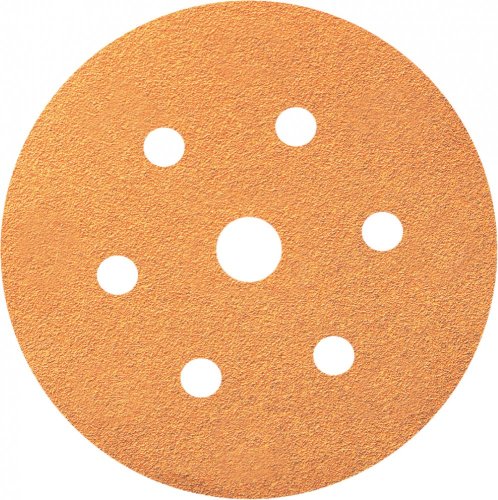 Brusný disk VELCRO 820 Žlutá řada 150 mm - Zrnitost: P360, Děrování: 6+1