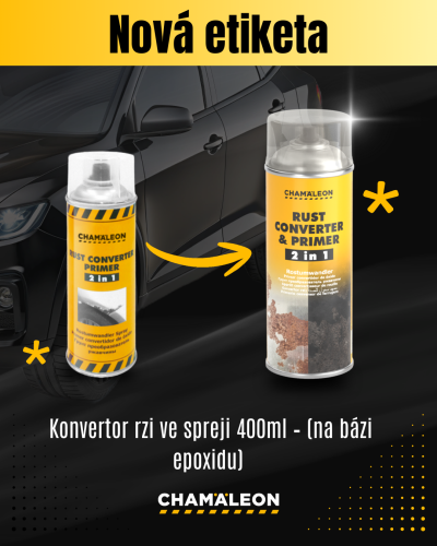 Konvertor rzi ve spreji 400ml – Chamäleon (na bázi epoxidu)