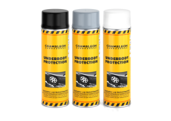 Underbody sprej 500ml – Přelakovatelná ochrana podvozku (Černá/Šedá/Bílá) Chamäleon
